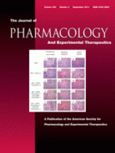 Journal of Pharmacology and Experimental Therapeutics: 338 (3)