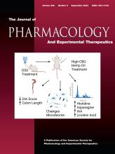 Journal of Pharmacology and Experimental Therapeutics: 390 (3)